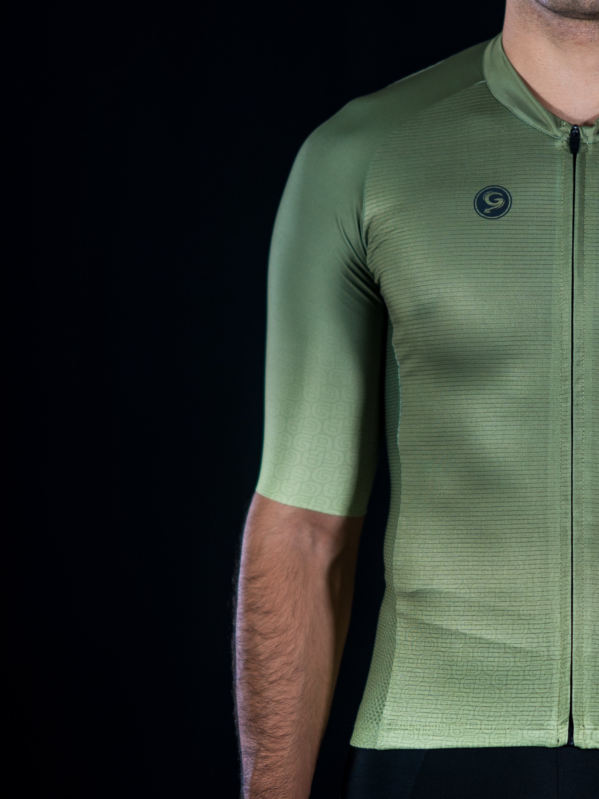 Green mtb sales jersey